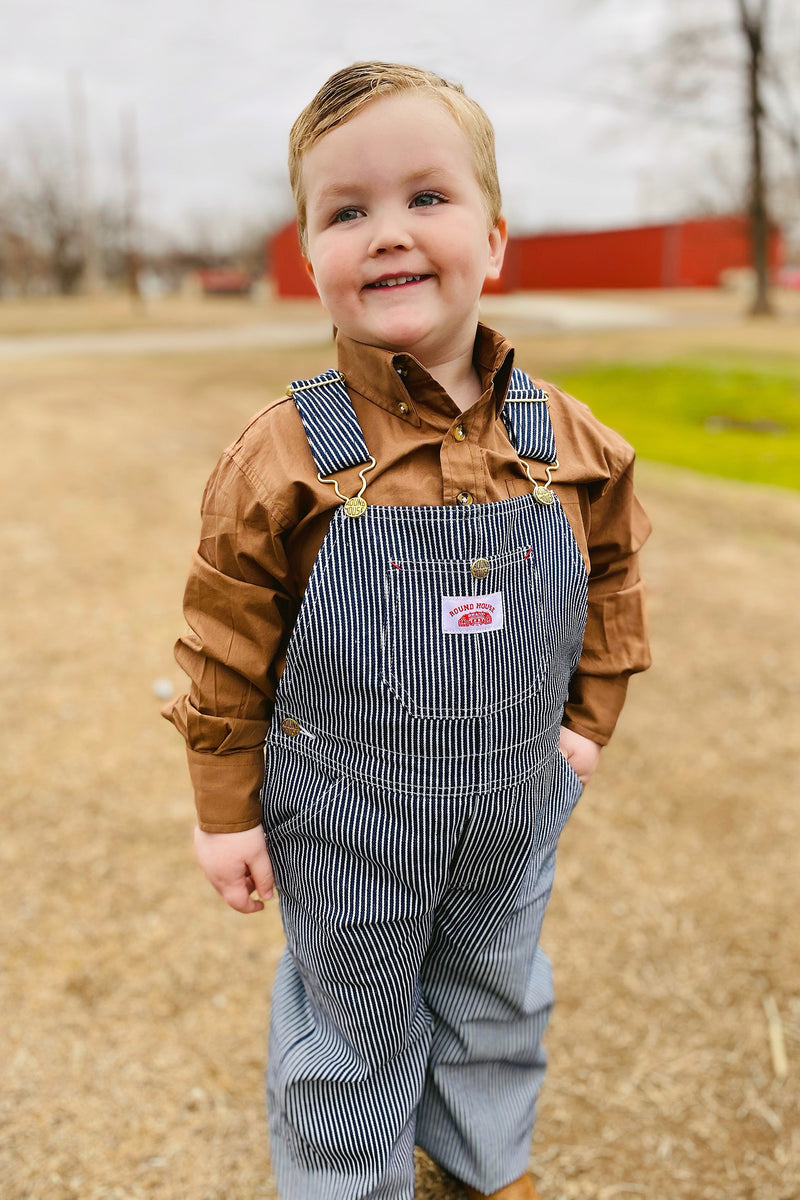 Roundhouse hickory stripe sales overalls